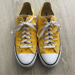 Converse Sunburst Yellow Canvas Sneakers
